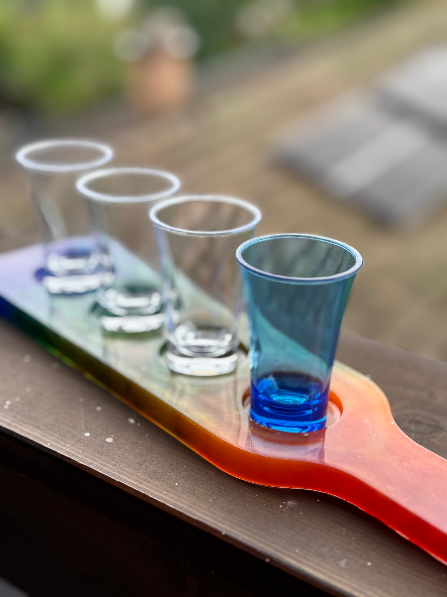 Tablett für Shotgläser