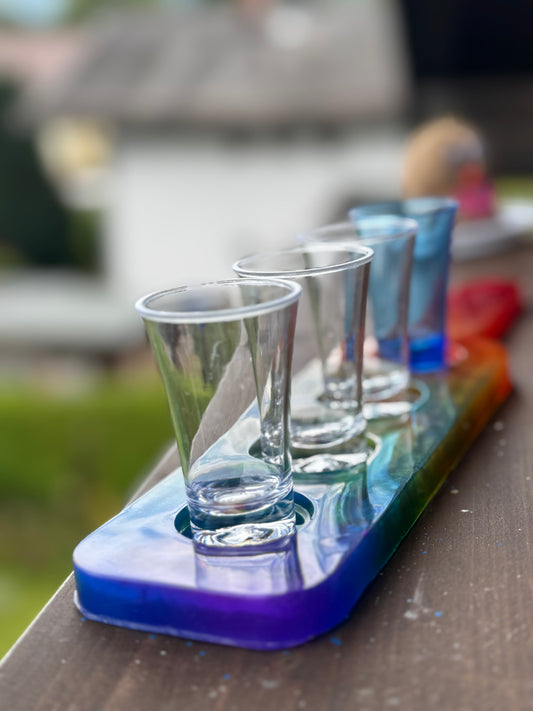 Tablett für Shotgläser